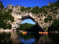 Nude kayaking in Ardeche