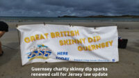 Guernsey charity skinny dip sparks renewed call for Jersey law update 