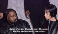 Kanye West and Bianca Censori Discussing Starting Nudist Colony Source Says 