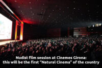 Nudist film session at Cinemes Girona 