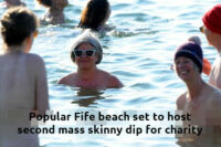 Popular Fife beach set to host second mass skinny dip for charity 