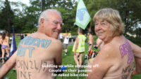 Saddling up while stripping off- Couple on their passion for naked bike rides 