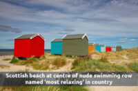 Scottish beach at centre of nude swimming row named -most relaxing- in country 